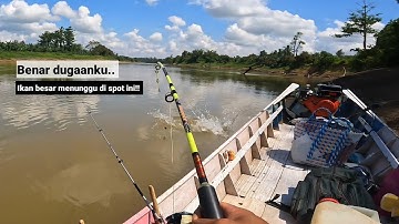 Ganasnya Mancing Baung Di Spot Dangkal!! Mancing dan masak di atas perahu