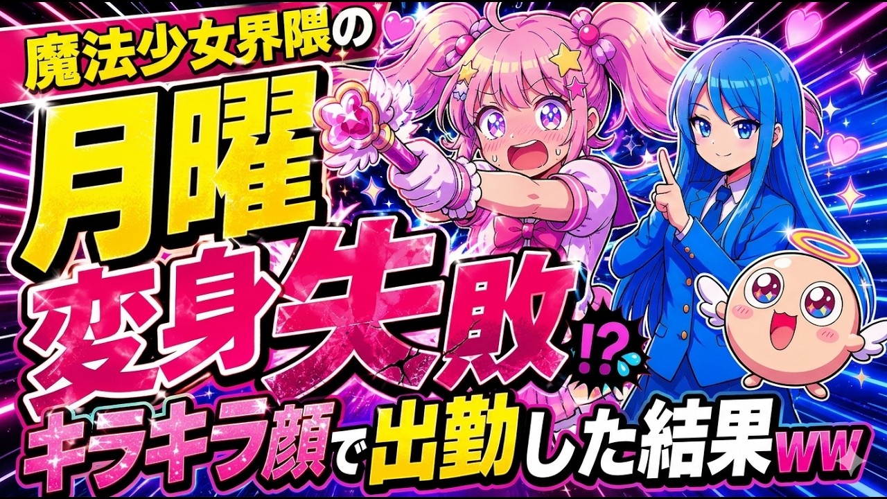 Monday transformation failures in the magical girl world - YouTube