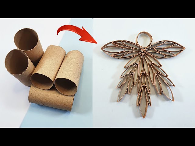 Amazing Toilet Paper Rolls Angel - Easy Paper Ornaments DIY - Best Out of  Waste #2 