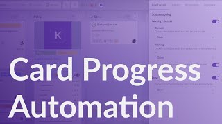 Card Progress Automation Settings