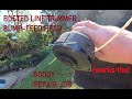 Aldi &quot;Ferrex&quot; 2-stroke line trimmer bodge-job repair