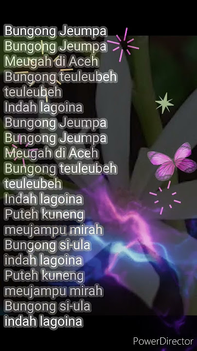 Tsunami Aceh | Bungong Jeumpa #musikdaerah