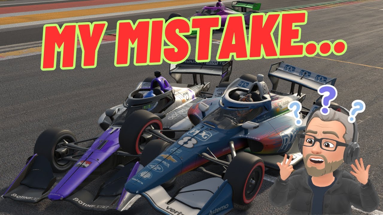 Спа на трассе IR18 IndyCar — мне нужно быть внимательнее.