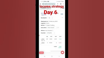 monthly income strategy Live algo trading tradtron