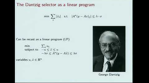 Multiple Speakers | Compressed sensing: Lecture 5