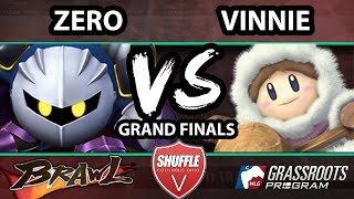 Shuffle V - Vinnie (Ice Climbers) Vs. ZeRo (Meta Knight) - Grand Finals - SSBB