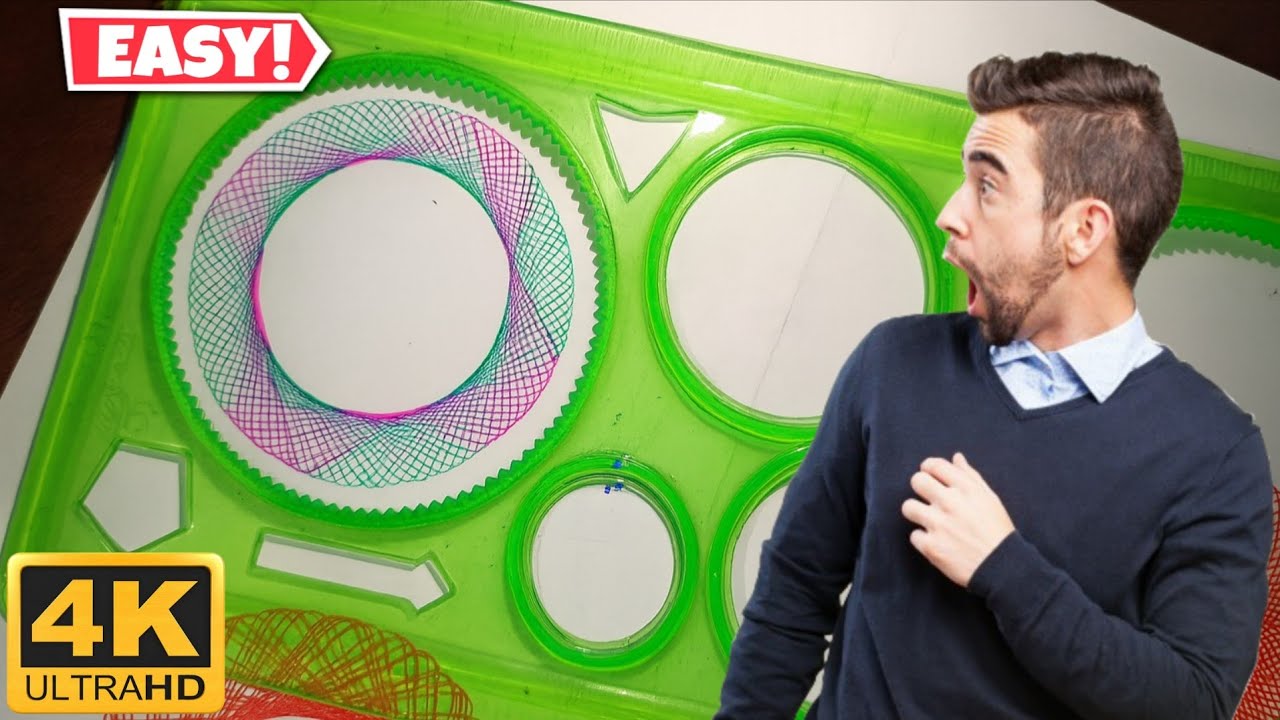 How to Create Perfect Spirograph Designs | Step-by-Step Full Drawing ...