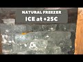 UNDERGROUND NATURAL FREEZER - How to store ICE at +25C