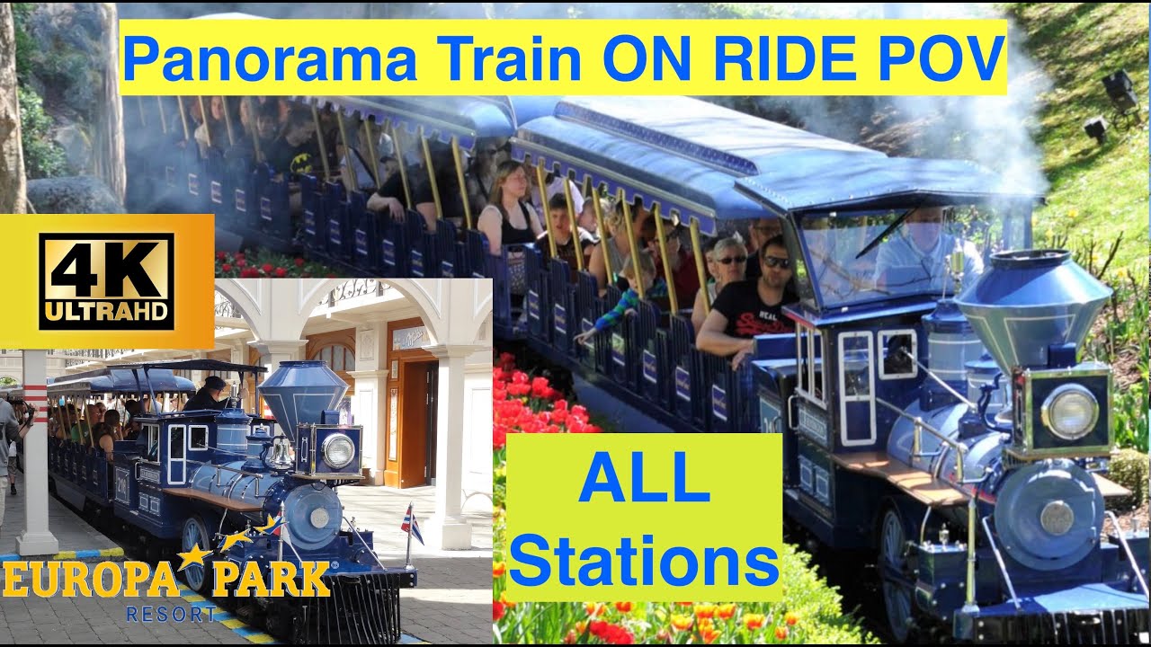 Panorama Train ON RIDE POV in 4K - ALL STATIONS!