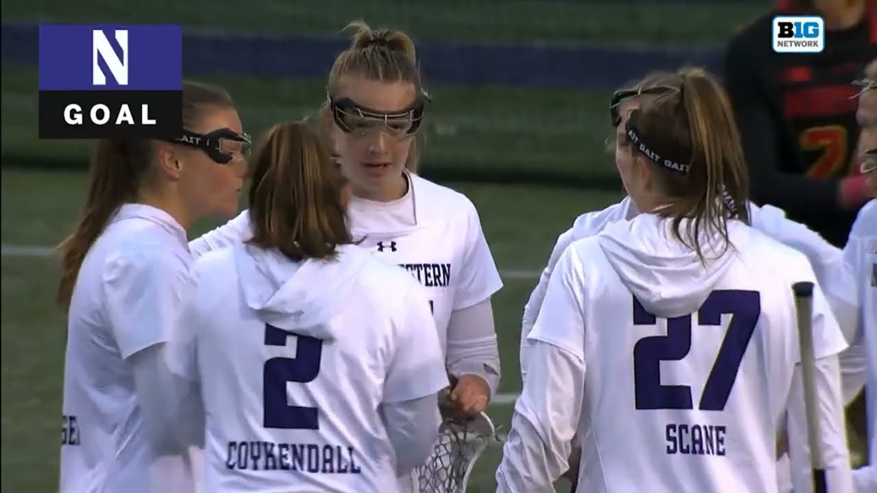 Maryland vs Northwestern Women's College Lacrosse 2023