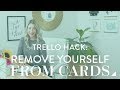 Assign or Remove Yourself from a Card Inside Trello