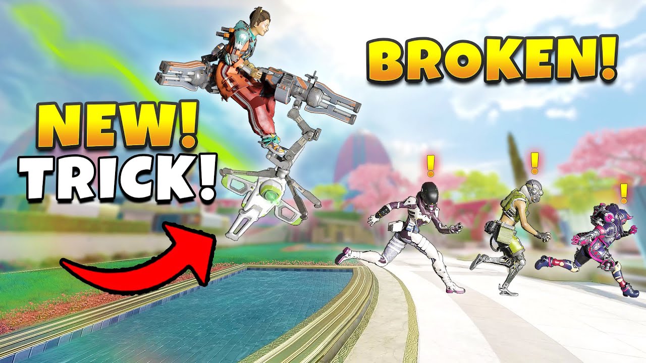 *NEW* MINIGUN DRONE TRICK IS BROKEN! - NEW Apex Legends Funny & Epic Moments 