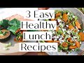 HOW TO MAKE 3 HEALTHY LUNCH RECIPES // VEGAN & PALEO Options | Sanne Vloet