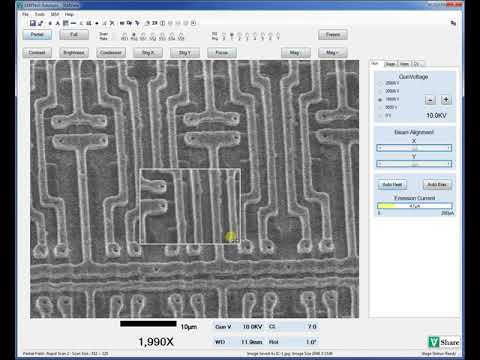 ⁣Scanning Electron Microscope (SEM) Imaging System