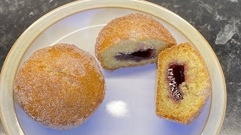 Raspberry Doughnut Muffins