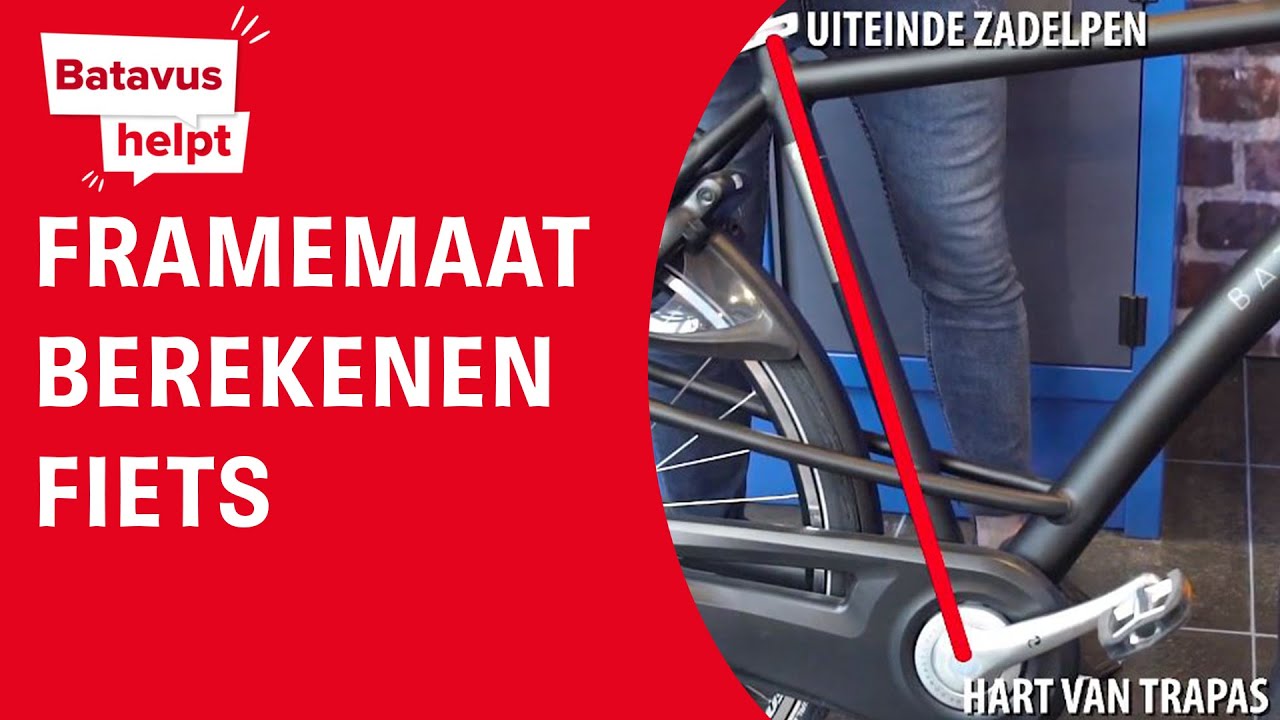 Elementair Straat Ontevreden De juiste framemaat van je fiets | Batavus.nl