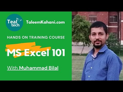 Excel 01 - General Introduction