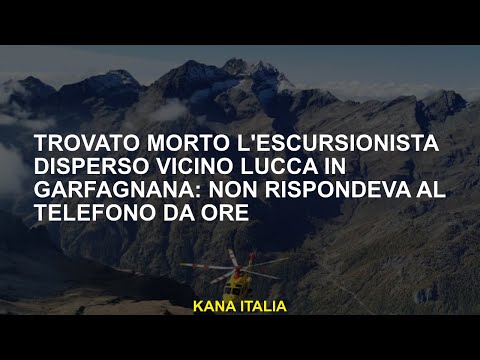 Trovato morto l'escursionista