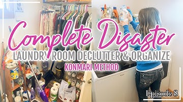 2022 EXTREME LAUNDRY ROOM DECLUTTER WITH ME! LAUNDRY ROOM DEEP CLEAN DECLUTTER & ORGANIZE WITH ME