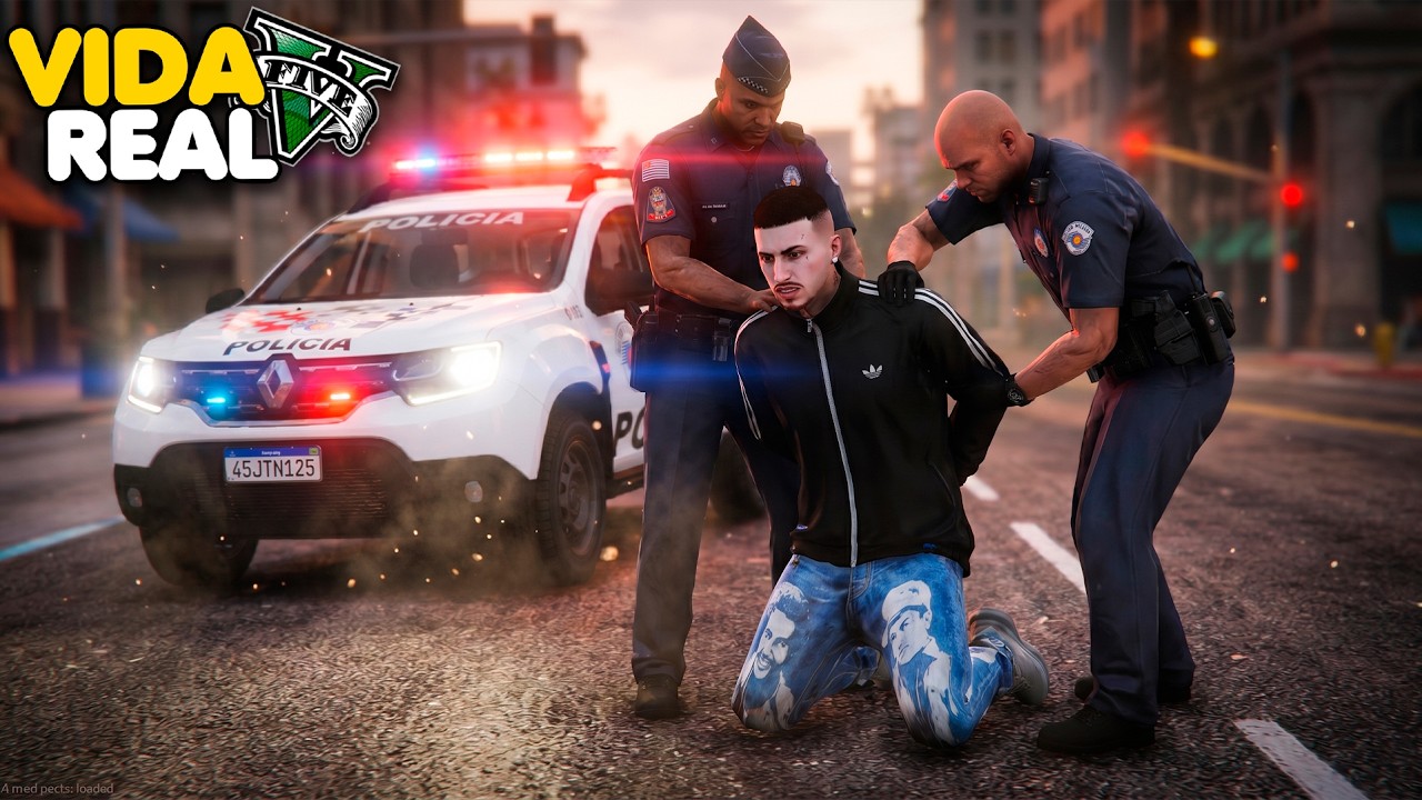 GTA V - VIDA REAL | A POLICIA INVADIU MINHA CASA E ME LEVOU PRESO. #178