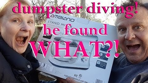 DUMPSTER DIVING AT ALDI ~ he hit the ALDI dumpster and brought WHAT home to her?!?! PANDEMIC FRUGAL!