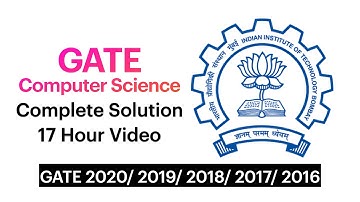 GATE Computer Science last 5 Year Exam Solution keys
