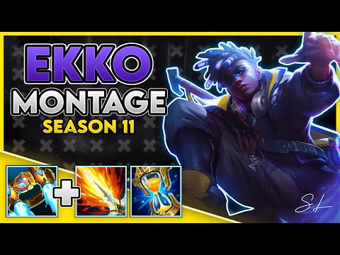 EKKO MONTAGE | Ekko highlights | Ekko outplay | Ekko S11 | LoL Season 11 |