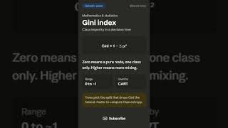 Gini Index Explained | DataAI+ Decision Trees #comptia