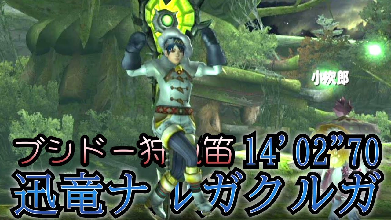 ナルガクルガvs狩猟笛【ブシドー】14'02"70【MHXX】