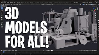 The Base 2.0 - Massive Free 3D Models For Everyone.😍