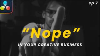 How to SAY NO to your clients.