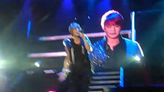 111910 JYJ showcas - Found You (찾았다, chajatta) @ LA USC Galen Center