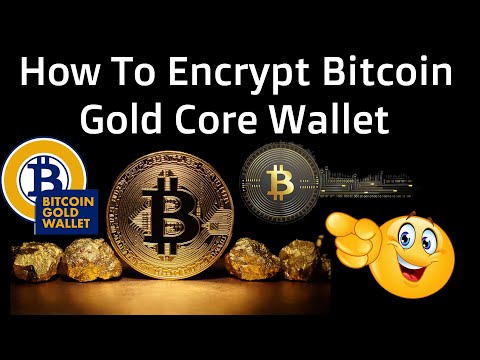 How To Encrypt Bitcoin Gold Core Wallet | BTG Core Wallet Tutorial