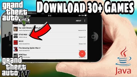 (10MB) Download 30+ java games in android with gta5 and gta 4