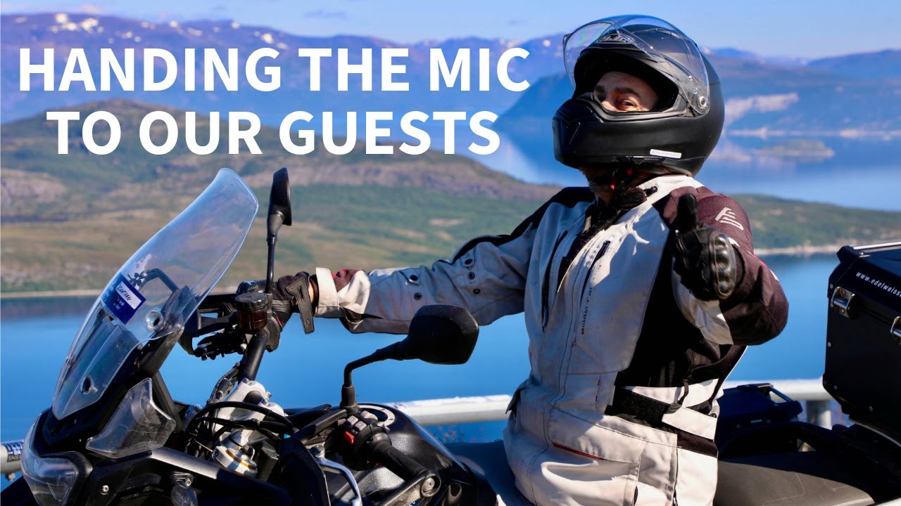 Handing the mic to our guests