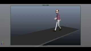 walking cycle playblast