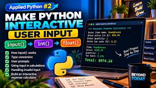 Make Python Interactive with User Input | Applied Python #2026