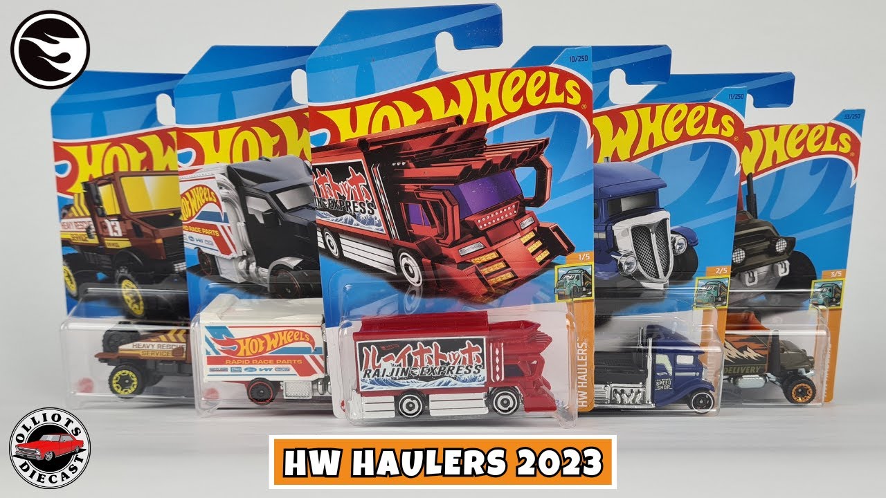 Hot Wheels Haulers 2023 - The Complete Set Including the