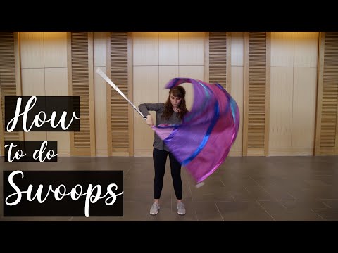 HOW TO DO swoops | Color Guard Academy
