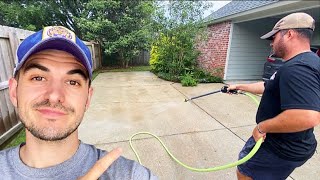 How To Get Rid of Lines In Concrete From Pressure Washing