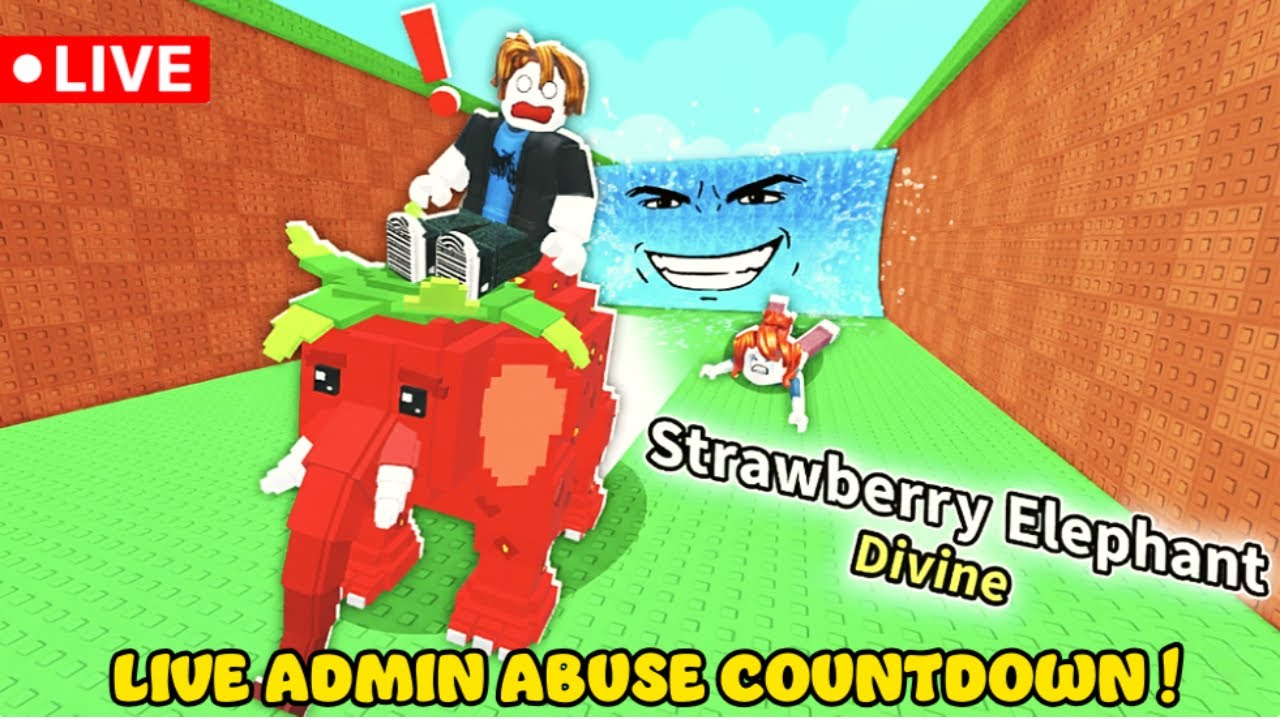 LIVE 🔴ADMIN ABUSE + Escape Tsunami for Brainrots  | Roblox 