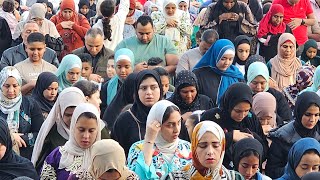 شعائر صلاة العيد بمسجد مصطفى محمود بالمهندسين وحضور عدد كبير من المصلين
