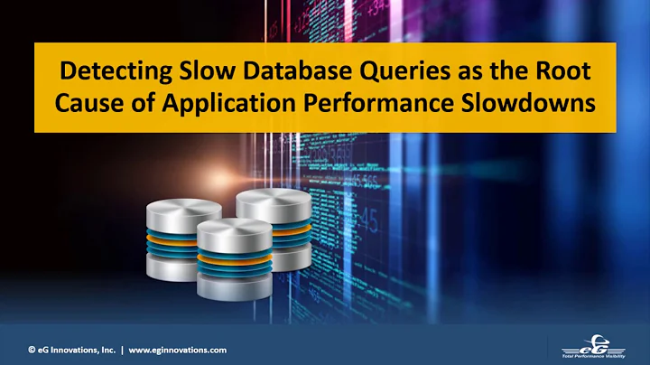 Detecting Slow Database Queries as the Root Cause of Application Performance Slowdowns