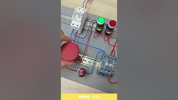 Wiring the Emergency Stop Button: Power Cutoff, Contactor, and Alarm.