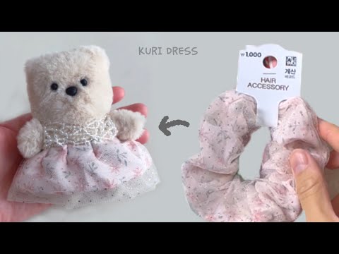 Making Kuri Teddy Bear Dress