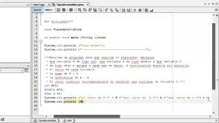 Aprende Java facilmente (curso completo) declarar tipos de variables.
