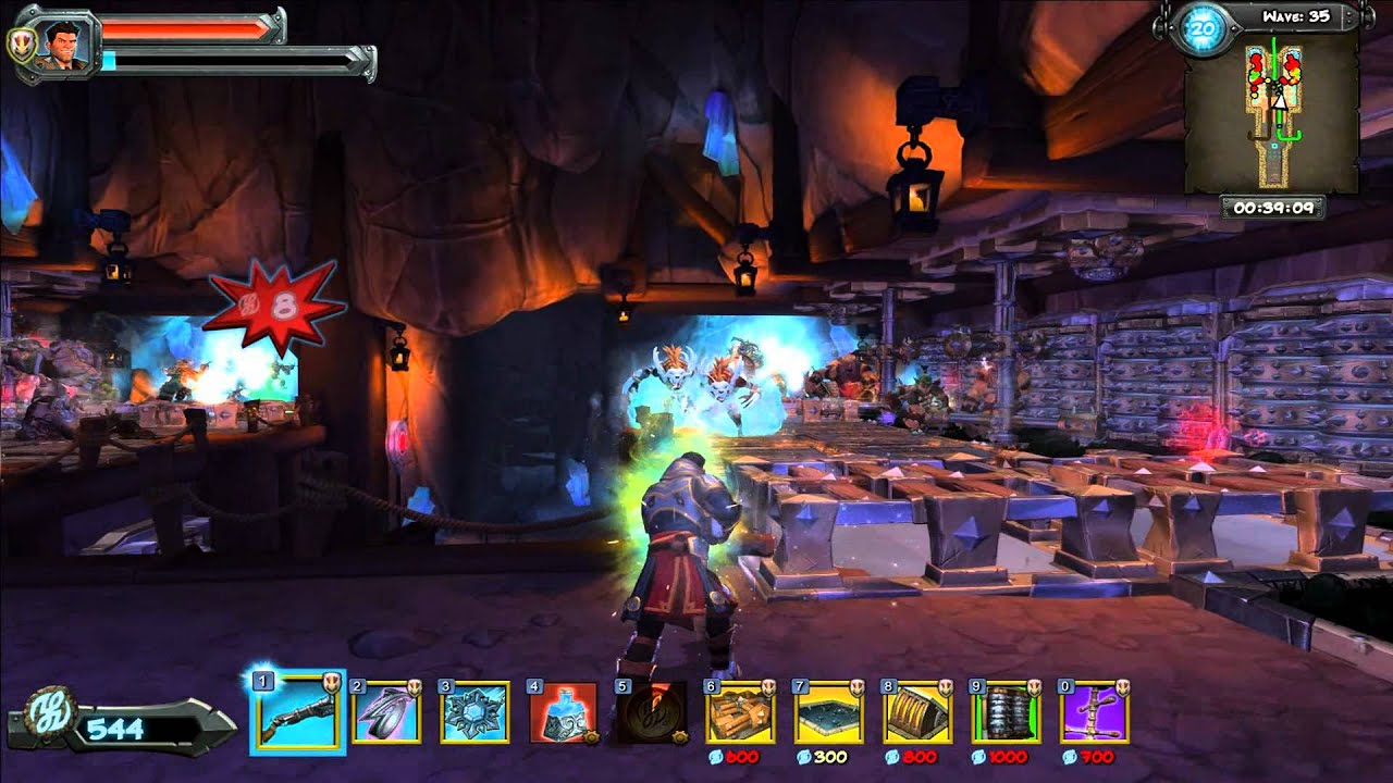 Orcs Must Die! 2 (Nightmare): Ep 31 Endless "Tunnels" Solo 5 Skulls