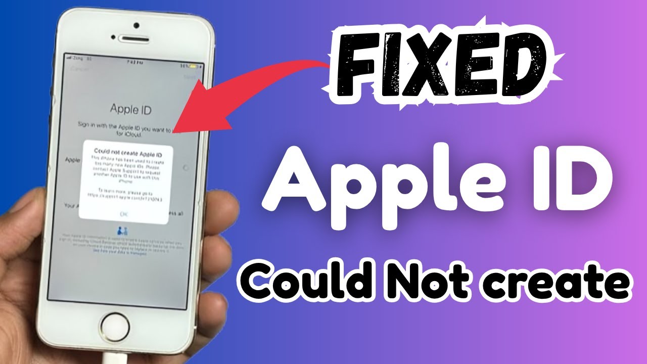 Could Not Create Apple id | How To Fix Could Not Create Apple id # ...