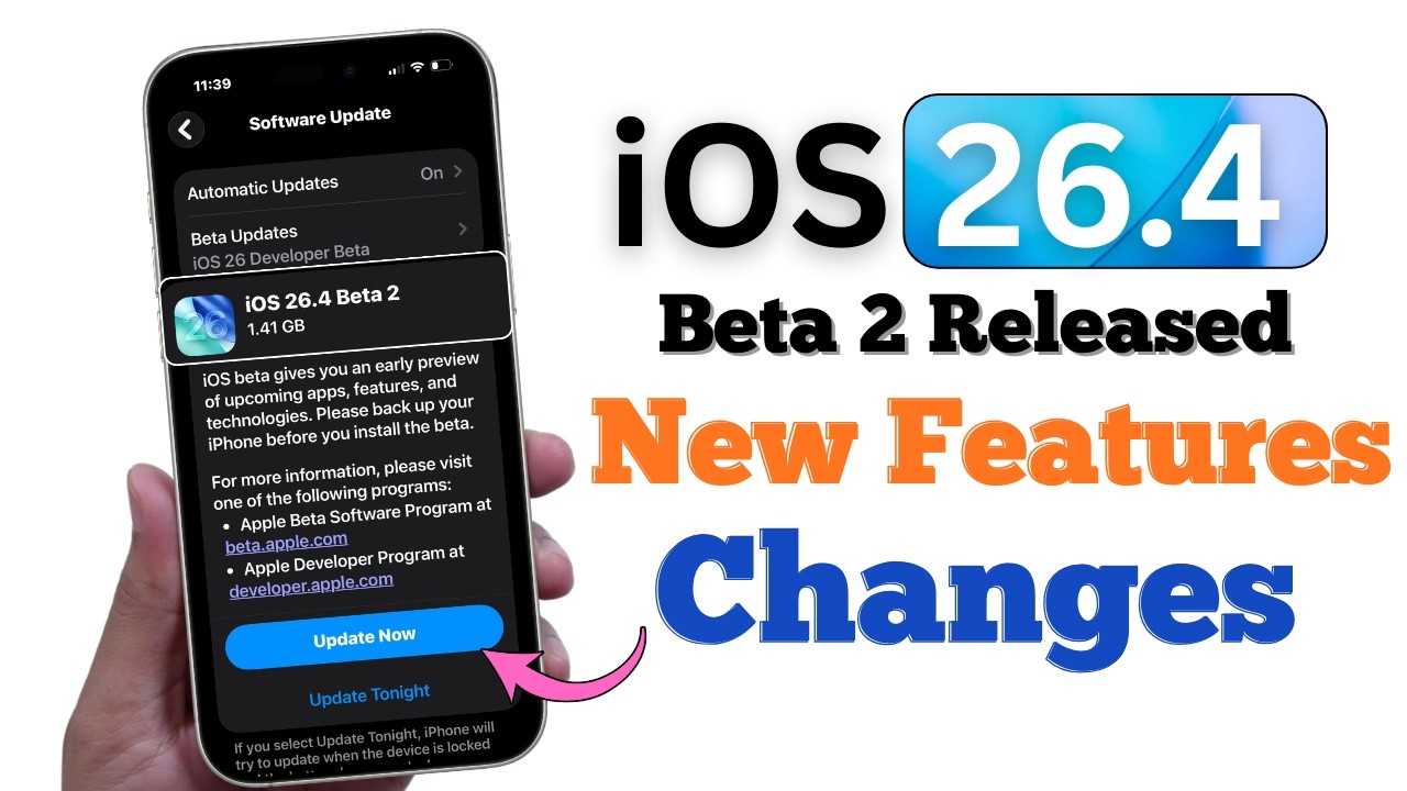 iOS 26.4 Beta 2 Released – What’s New? Features & Changes In Hindi