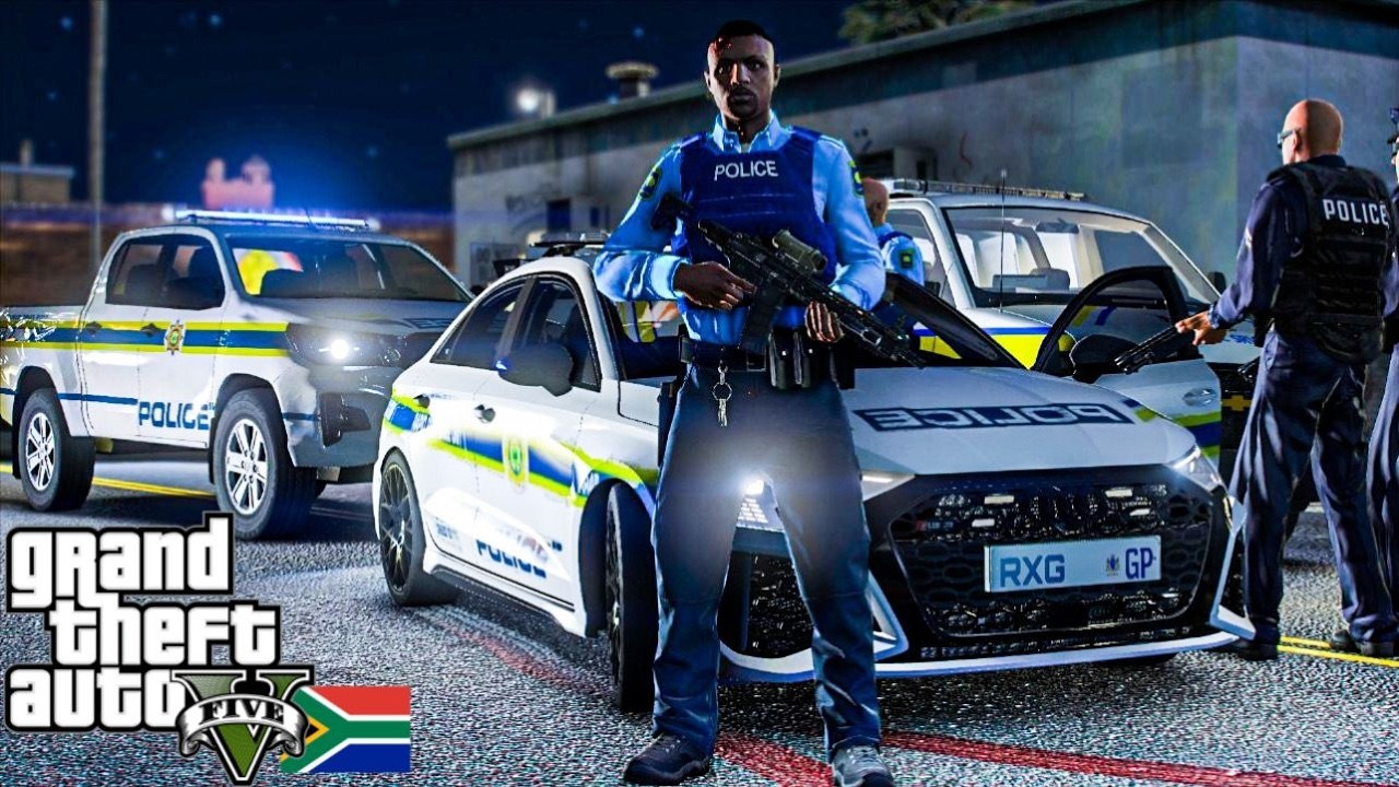 GTA Mzansi - Audi RS3 Gang Unit Patrol l Playing As A Cop | LSPDFR | Ep. 27
